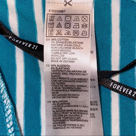 🌵5/$25 FOREVER 21 Zipper Back Crop Top - M - Picture 5 of 6